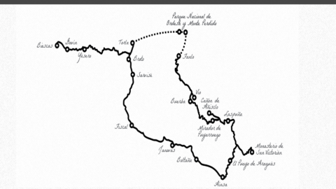 Slow driving in the Aragonese Pyrenees